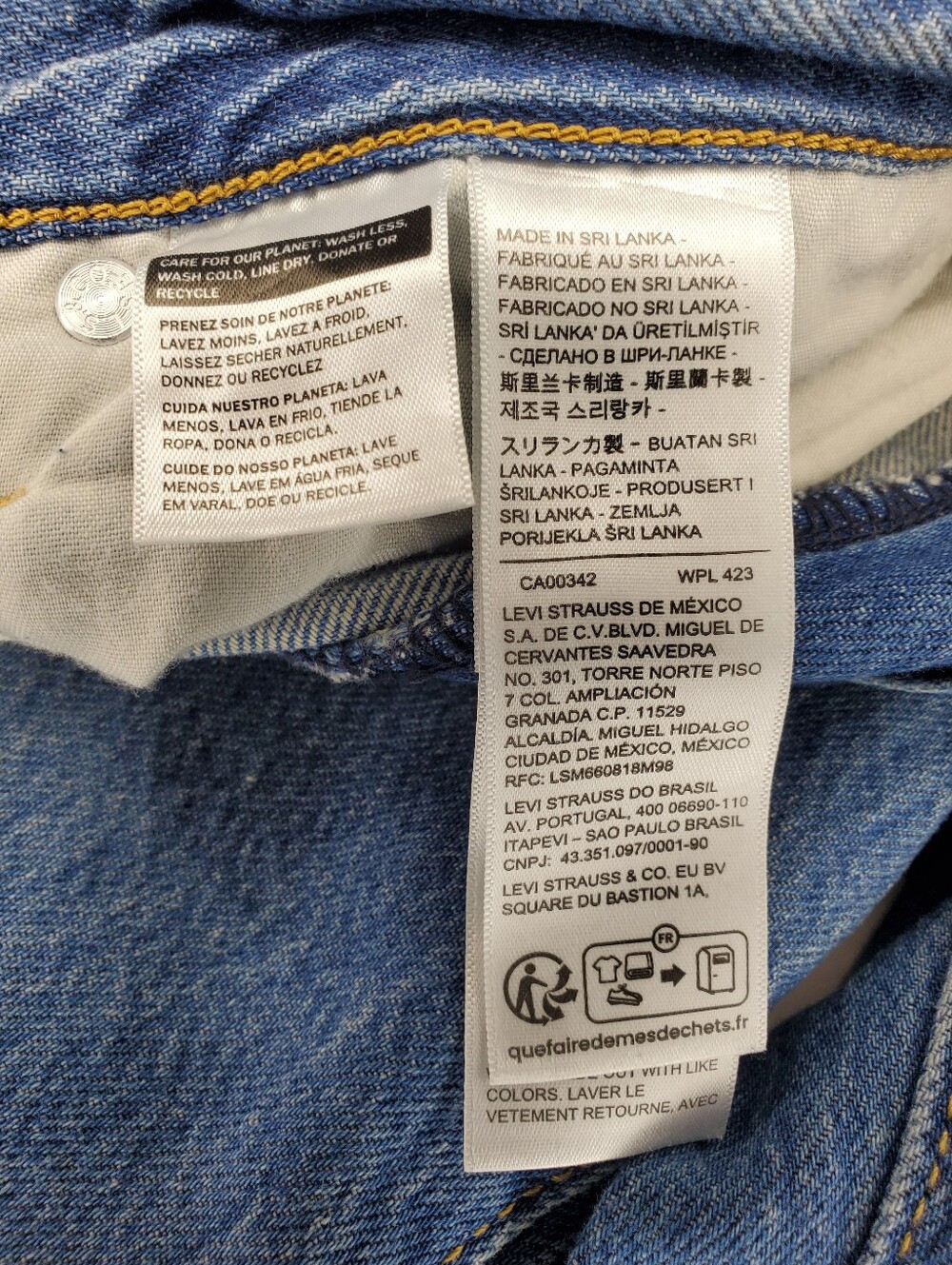 Levi's Cinch Baggy Lightweight Women's Jeans Size 27 - Picture 11 of 13
